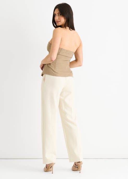 Top bandeau con detalle de costuras en piedra - Image 4