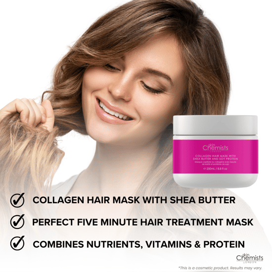 Mascarilla para el Cabello de Colágeno con Manteca de Karité y Proteína de Soja 250ml de skinChemists - Image 6