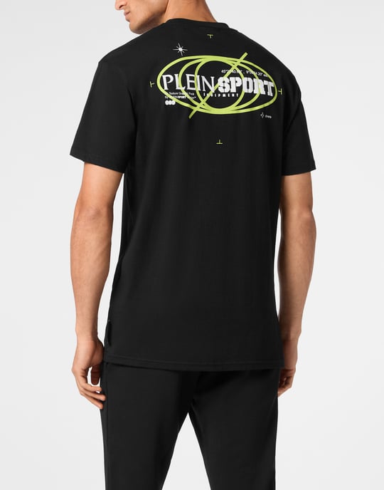 Plein Sport Cotton T-Shirt Round Neck Ss Logos - Image 3