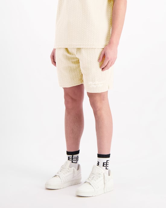 Pantalones Cortos de Terry Lounge Black Bananas, Arena - Image 4