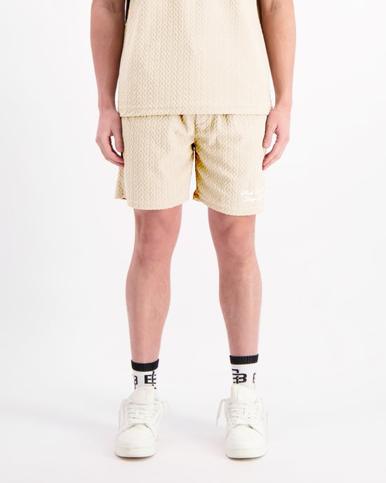 Pantalones Cortos de Terry Lounge Black Bananas, Arena - Image 5