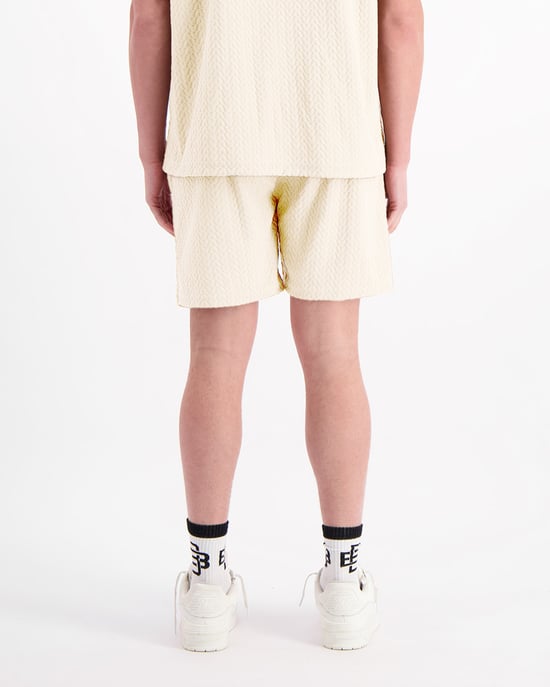 Pantalones Cortos de Terry Lounge Black Bananas, Arena - Image 6