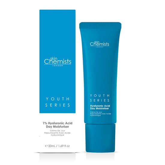 skinChemists Serie de Juventud Crema Hidratante Diurna 1% Ácido Hialurónico 50ml - Image 2