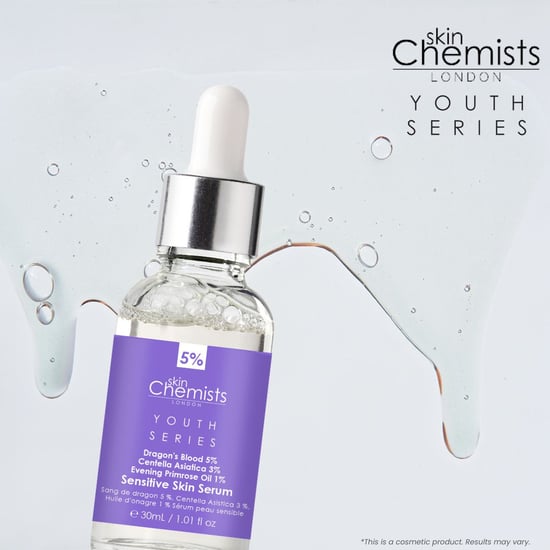 skinChemists Serie Juventud Suero para Piel Sensible Sangre de Dragón 5%, Centella Asiática 3%, Aceite de Onagro 1% 30ml - Image 5
