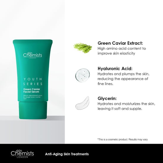 skinChemists Serie Juventud Suero Facial de Caviar Verde 30ml - Image 3