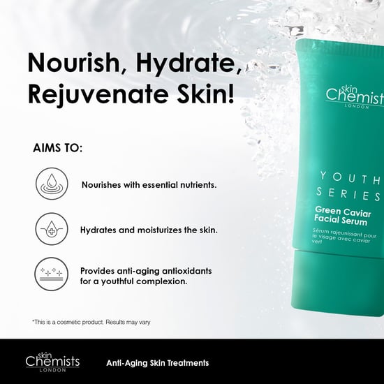 skinChemists Serie Juventud Suero Facial de Caviar Verde 30ml - Image 4