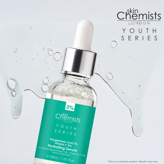 skinChemists Serie Juventud Suero Hidratante Ácido Poliglutámico 1%, Vitamina C 3% 30ml - Image 5