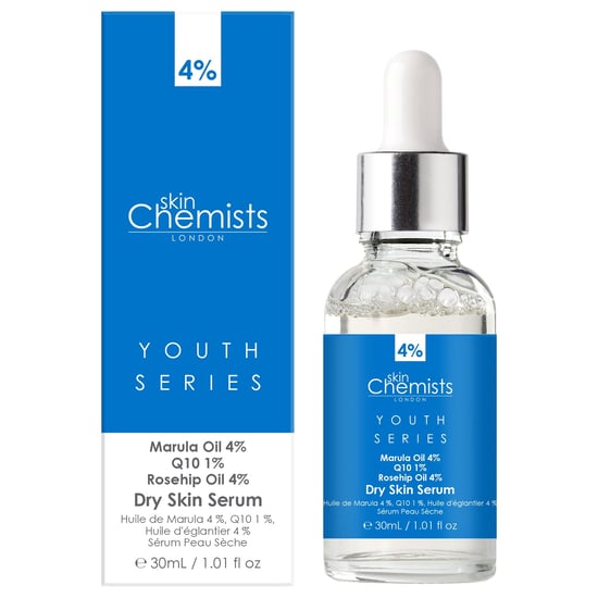 skinChemists Serie Juventud Suero para Piel Seca Aceite de Marula 4%, Q10 1%, Aceite de Rosa Mosqueta 4% 30ml - Image 2