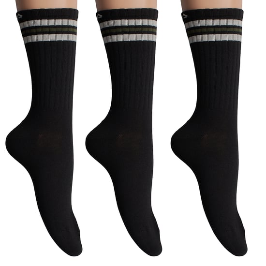 Paquete de 3 Calcetines Largos de Algodón F5604 para Hombres y Mujeres - Image 1