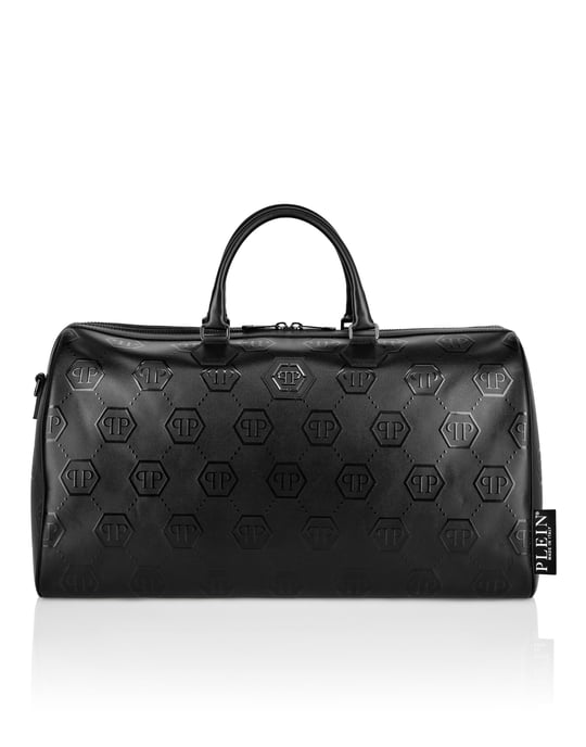 Nappa Handle Bag Weekend Embossed Monogram - Image 1