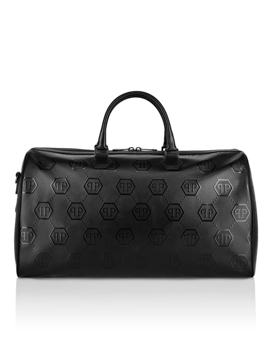 Nappa Handle Bag Weekend Embossed Monogram - Image 2