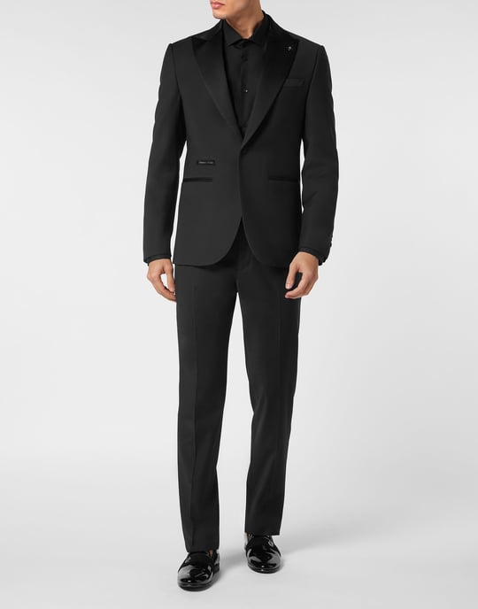 Blazer De Un Botón Slim Fit Gothic Plein - Image 4