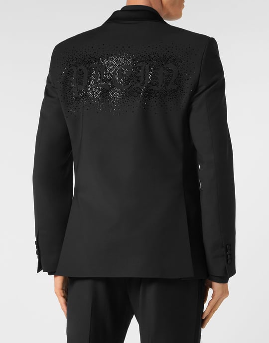 Blazer De Un Botón Slim Fit Gothic Plein - Image 5