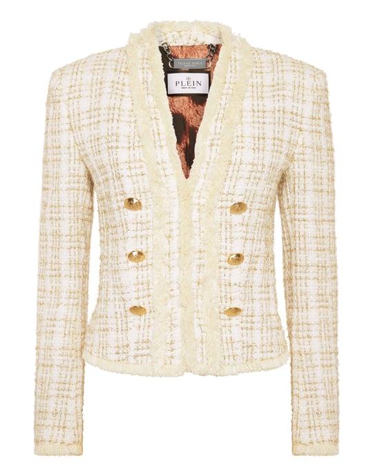 Tweed Bolero Blazer - Image 1
