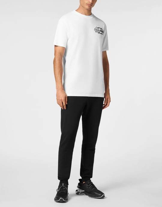 Plein Sport Cotton T-Shirt Round Neck Ss Logos - Image 4
