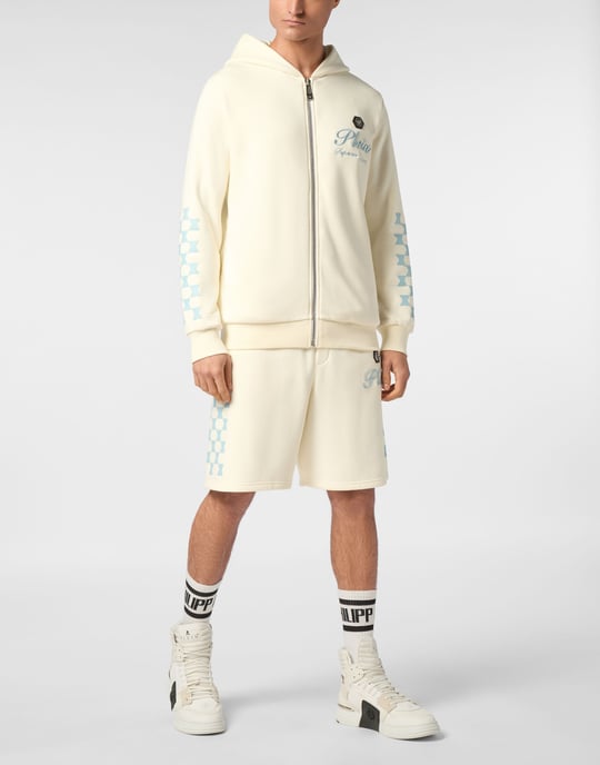 Hoodie Sweatjacket Cote D Azur Checkmate - Image 4