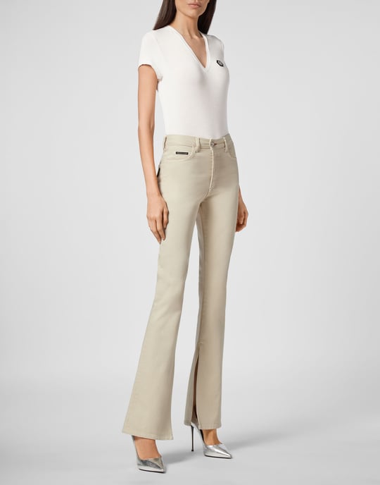 Vaqueros Flare Fit Iconic Plein - Image 4
