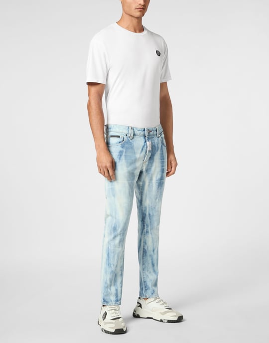 Denim Skinny Fit Trousers - Image 4