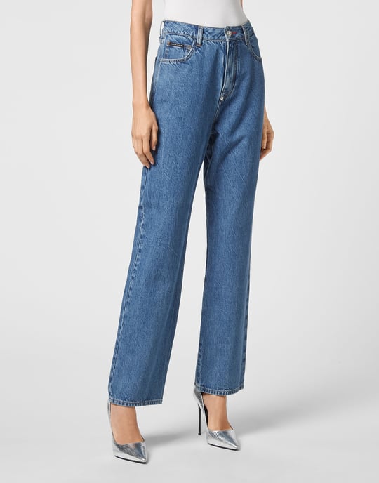Pantalones Vaqueros Loose Fit Iconic Plein - Image 2