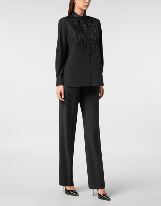 Plastron Strass Regular Shirt - Image 4