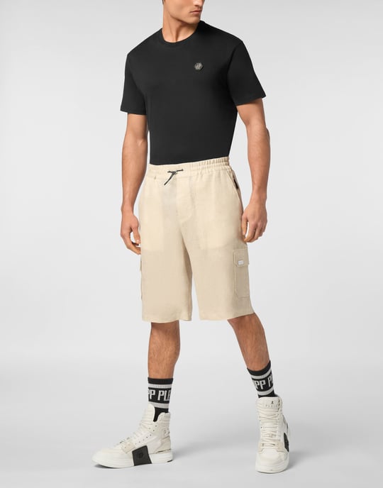 Linen Short Trousers Coolkid Cargo - Image 4