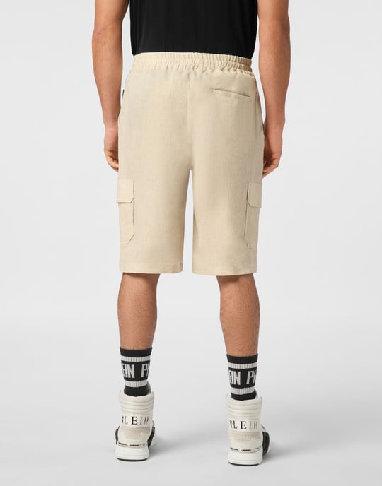 Linen Short Trousers Coolkid Cargo - Image 5