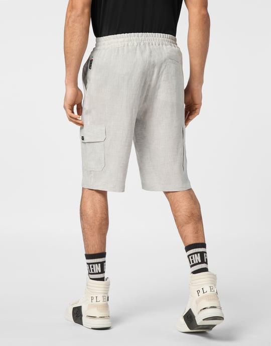 Linen Short Trousers Coolkid Cargo - Image 5