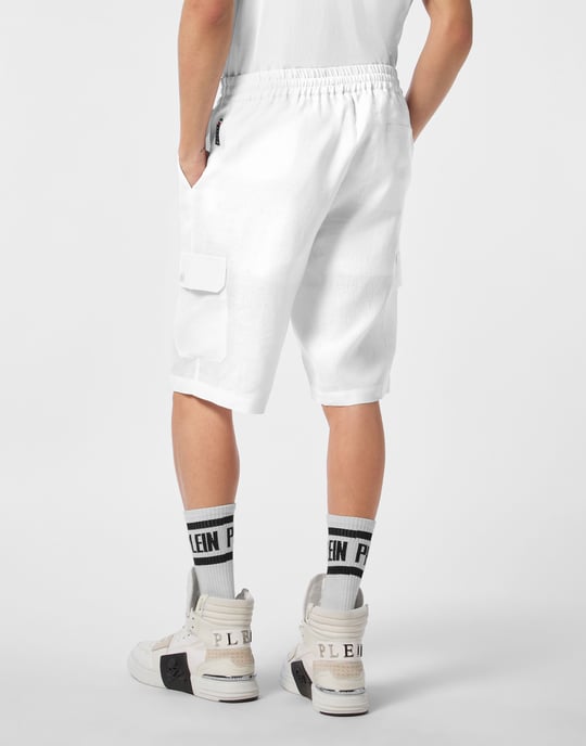 Linen Short Trousers Coolkid Cargo - Image 2