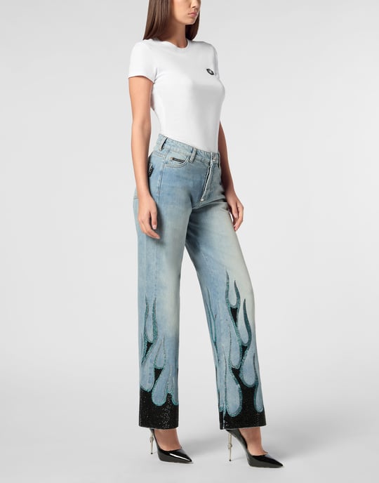 Vaqueros Skater Fit Flame - Image 4
