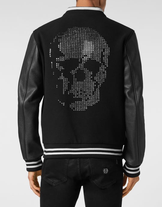 Bomber De Cuero Skull - Image 3