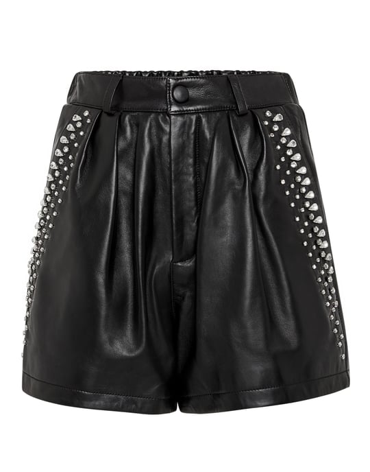 Pantalones Cortos De Cuero - Image 1