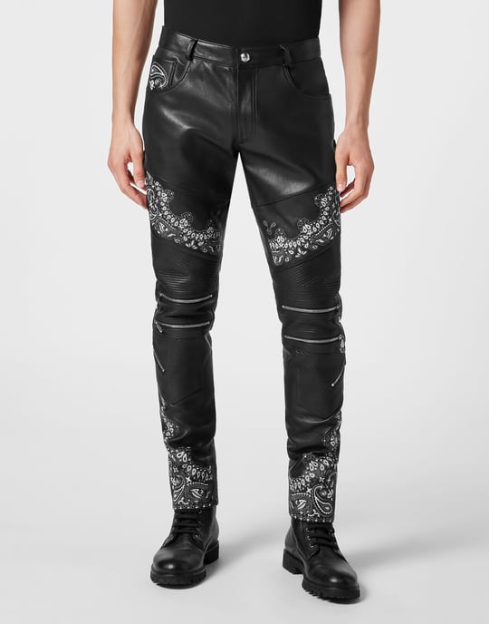 Pantalones De Cuero Paisley - Image 2