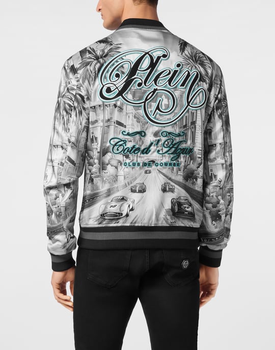 Satin Bomber Cote D'azur - Image 2