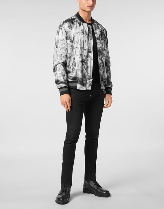 Satin Bomber Cote D'azur - Image 4