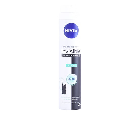 Black & White Invisible Active Desodorante Vaporizador 200 ml - Image 1