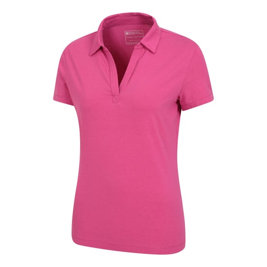 Mountain Warehouse Womens/Ladies UV Protection Polo Shirt (Bright Pink) - Image 3