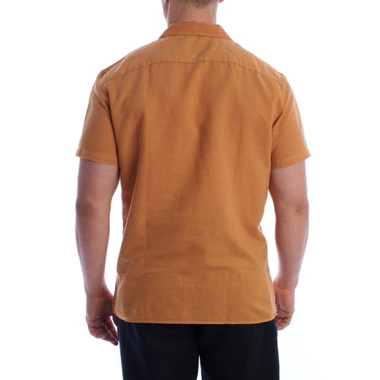 Camisa de lino de manga corta para hombre HS24MCA14 - Image 3
