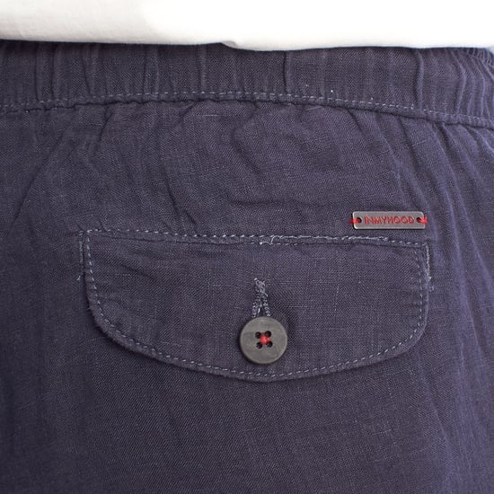 Bermudas de Lino para Hombre con Cuerda de Ajuste HS24MBE09 - Image 4