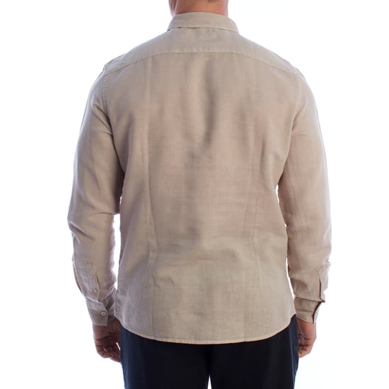 Camisa de lino de manga larga para hombre HS24MCA01 - Image 3
