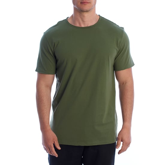 Camiseta de algodón básica de hombre de manga corta HS24MTS03 - Image 1