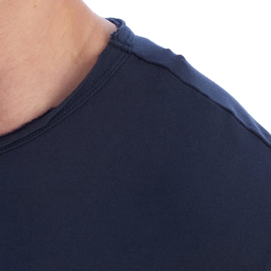 Camiseta básica de algodón de manga corta para hombres HS24MTS03 - Image 4