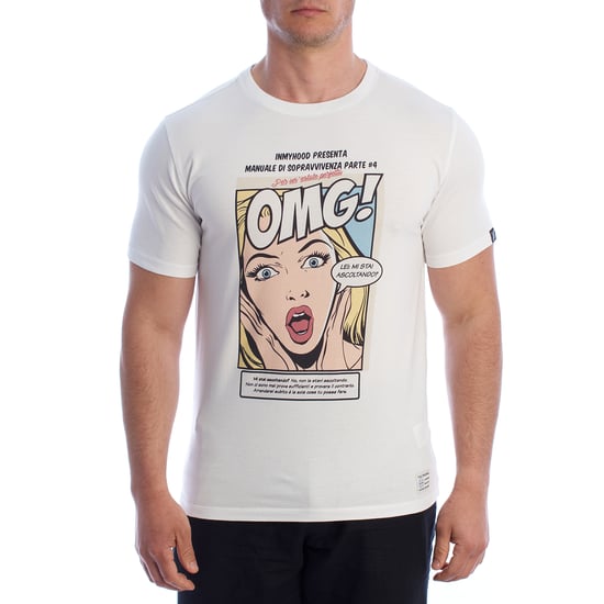 Camiseta de algodón de manga corta para hombres cómics HS24MTS21-D - Image 1