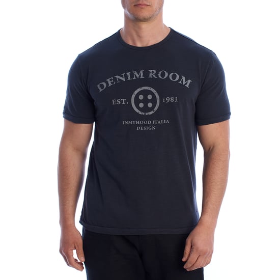 Camiseta de algodón estampada de hombre de manga corta HS24MTS19 - Image 1