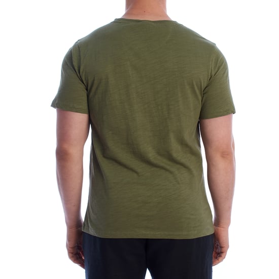 Camiseta de algodón gráfica de manga corta para hombre HS24MTS17 - Image 3