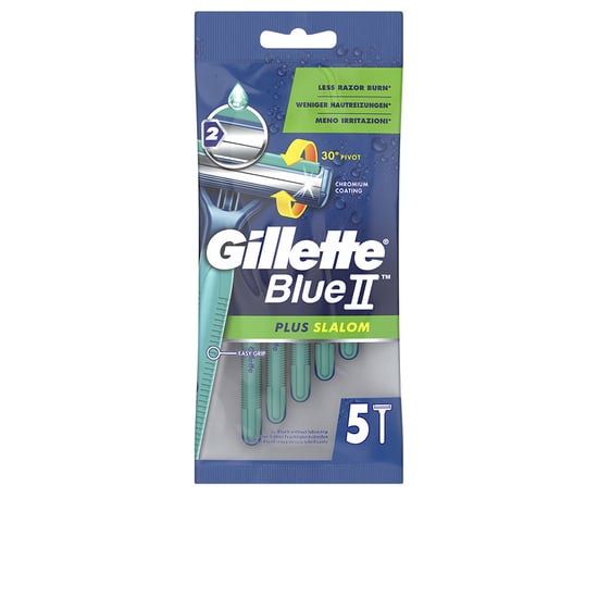 Blue Ii Plus Slalom Cuchilla Afeitar Desechable - Image 1