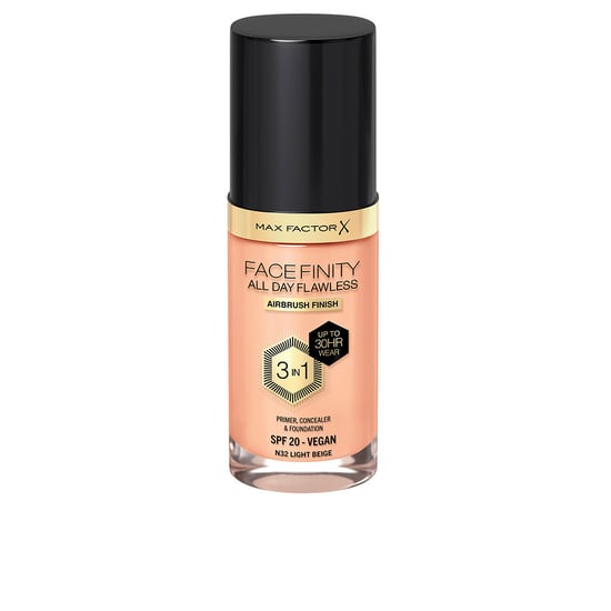 Facefinity 3in1 Primer, Concealer & Foundation #32-light Beige 30 ml - Image 1