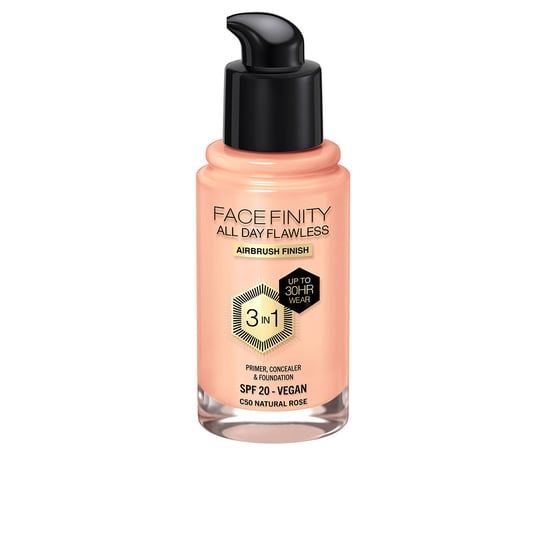 Facefinity All Day Flawless 3 In 1 Foundation #c50-natural Rose 30 ml - Image 1
