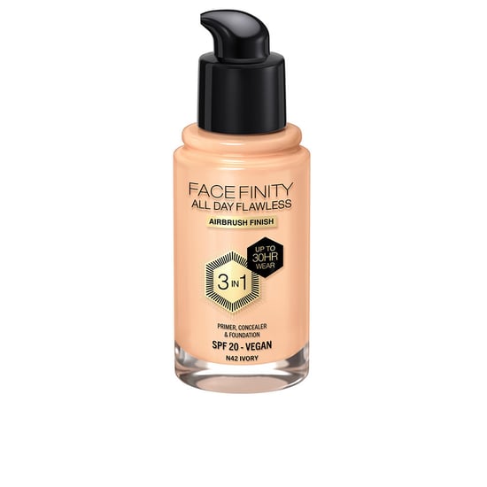 Facefinity All Day Flawless 3 In 1 Base De Maquillaje #n42-ivory 30 ml - Image 1