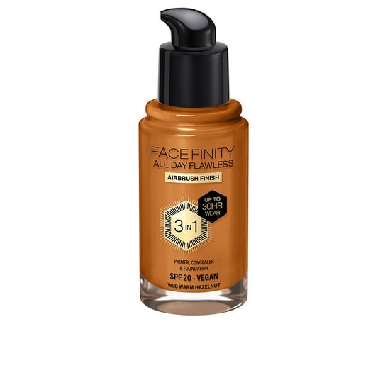 Facefinity All Day Flawless 3 In 1 Foundation #w98-warm Hazelnut 30 ml - Image 1