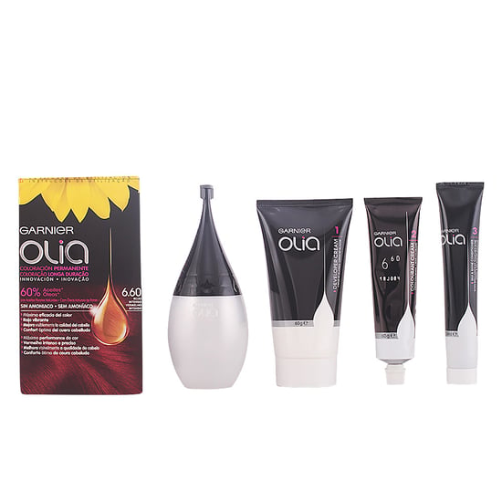 Olia Coloración Permanente #6,60 Rojo Intenso Set 4 pz - Image 1